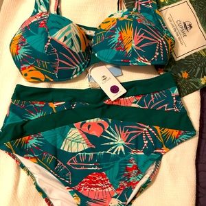 NWT high waisted bikini